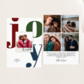 Kleurrijke Vreugde Snapshot Kerst Foto Feestdagenkaart