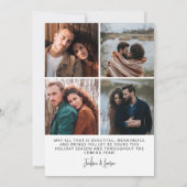 Kleurrijke Vreugde Snapshot Kerst Foto Feestdagenkaart (Achterkant)