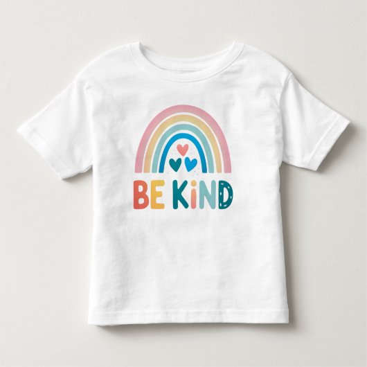 Kleurrijke vriendelijkheid regenboog kinder shirts (Voorkant)