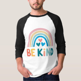 Kleurrijke vriendelijkheid regenboog t-shirt