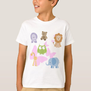 Kleurrijke vriendjes t-shirt