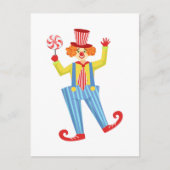 Kleurrijke vriendschappelijke kleding met Lollypop Briefkaart (Voorkant)