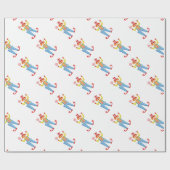 Kleurrijke vriendschappelijke kleding met Lollypop Cadeaupapier (Vlak)