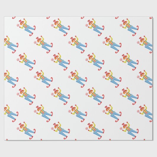 Kleurrijke vriendschappelijke kleding met Lollypop Cadeaupapier (Vlak)