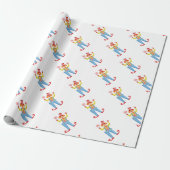 Kleurrijke vriendschappelijke kleding met Lollypop Cadeaupapier (Uitgerold)