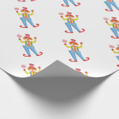 Kleurrijke vriendschappelijke kleding met Lollypop Cadeaupapier (Hoek)