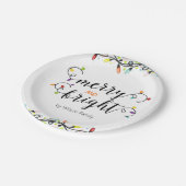 Kleurrijke Vrolijk en Helder voor Vakantiefeest Papieren Bordje (Gekanteld)