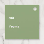 Kleurrijke Vrolijk & Helder Vierkant Gift Bedankjes Labels (Achterkant)