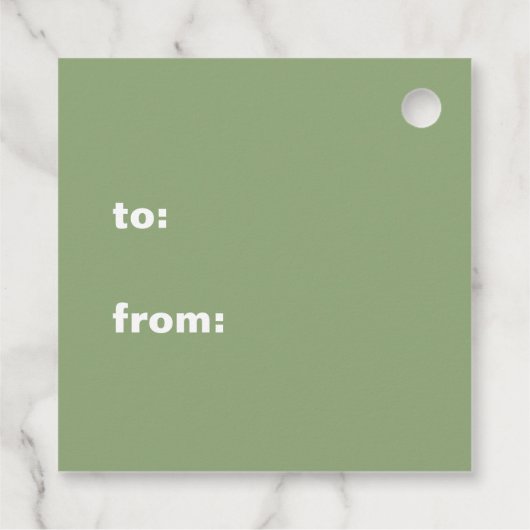 Kleurrijke Vrolijk & Helder Vierkant Gift Bedankjes Labels (Achterkant)