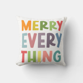 Kleurrijke vrolijke alles inclusieve KERST COZY Kussen