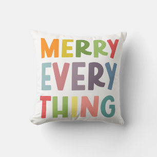 Kleurrijke vrolijke alles inclusieve KERST COZY Kussen