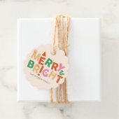 Kleurrijke Vrolijke en Heldere Familie Bedankjes Labels (In situ)