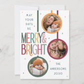 Kleurrijke vrolijke en heldere foto Schattigee Ret Feestdagenkaart (Voorkant)