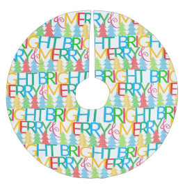 Kleurrijke vrolijke en heldere kerstboomrok kerstboom rok