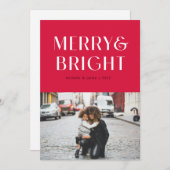 kleurrijke vrolijke en heldere kerstkaart (Voorkant / Achterkant)