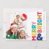 Kleurrijke vrolijke en lichte vakantie Kaart (Voorkant)