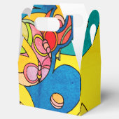 Kleurrijke vrolijke grillige bedankdoosjes (Geopend)