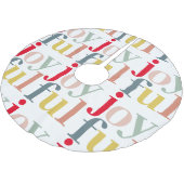 Kleurrijke vrolijke kerst kerstboom rok (Gekanteld)