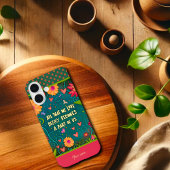 Kleurrijke vrolijke liefde citaat leuke inspiratie Case-Mate iPhone case