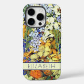 Kleurrijke Vrouwelijke Bloementuin Voornaam Case-Mate iPhone Case (Achterkant)