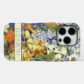 Kleurrijke Vrouwelijke Bloementuin Voornaam Case-Mate iPhone Case (Achterkant (horizontaal))