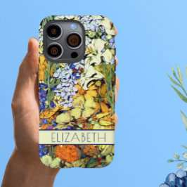 Kleurrijke Vrouwelijke Bloementuin Voornaam iPhone 16 Pro Hoesje
