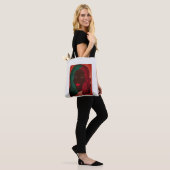 Kleurrijke vrouwen Canvas tas (Op model)