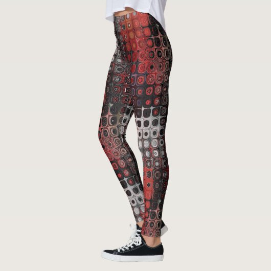Kleurrijke vrouwen Leggings met Abstracte gedrukte (Links)