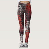 Kleurrijke vrouwen Leggings met Abstracte gedrukte (Voorkant)