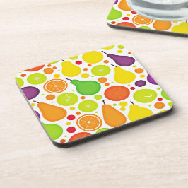 Kleurrijke Vruchtbare Vibrance Patroon Art Bier Onderzetter