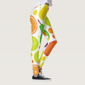 Kleurrijke Vruchtbare Vibrance Patroon Art Leggings (Rechts)