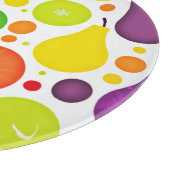 Kleurrijke Vruchtbare Vibrance Patroon Art Snijplank (Hoek)