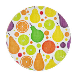 Kleurrijke Vruchtbare Vibrance Patroon Art Snijplank