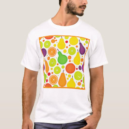 Kleurrijke Vruchtbare Vibrance Patroon Art T-shirt