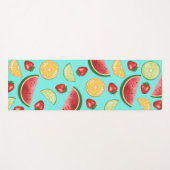 Kleurrijke vruchten Aardbei Watermeloen Citrus Bla Yogamat (Voorkant (horizontaal))