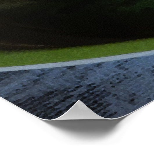 Kleurrijke vruchten afbeelding print. appel, peren poster (Hoek)