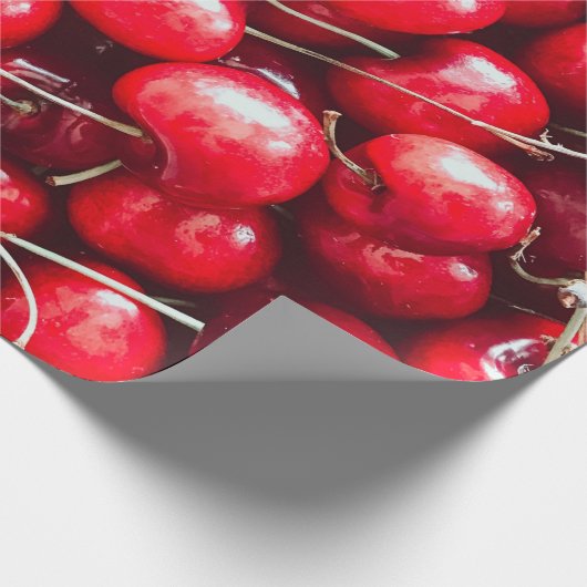 Kleurrijke vruchten cadeaupapier (Hoek)