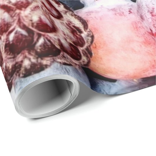 Kleurrijke vruchten cadeaupapier (Rol Hoek)