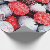 Kleurrijke vruchten cadeaupapier (Hoek)