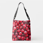 Kleurrijke vruchten crossbody tas (Achterkant)