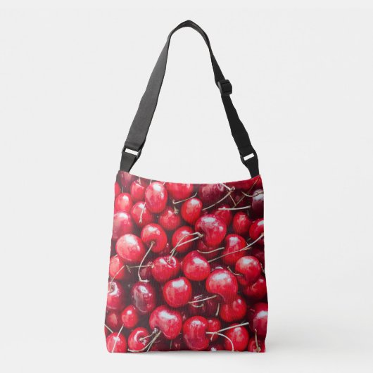 Kleurrijke vruchten crossbody tas (Voorkant)