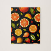 Kleurrijke vruchten legpuzzel (Verticaal)