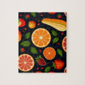 Kleurrijke vruchten legpuzzel (Verticaal)