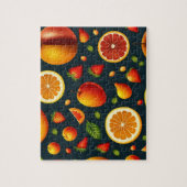 Kleurrijke vruchten legpuzzel (Verticaal)