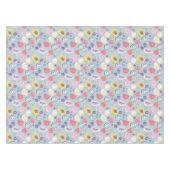 Kleurrijke Vruchten Monogram Lente Patroon Tafelkleed (Voorkant (Horizontaal))