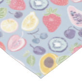 Kleurrijke Vruchten Monogram Lente Patroon Tafelkleed (Gekanteld)