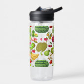 Kleurrijke Vruchten Patroon 01.b Geen BG Waterfles (Links)