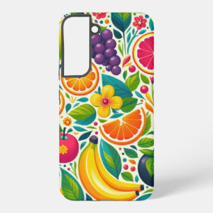 Kleurrijke vruchten samsung galaxy hoesje