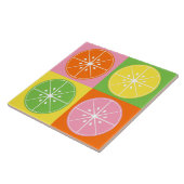 Kleurrijke vruchtensap tegeltje (Zijkant)