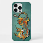 Kleurrijke Vuurdraak Tatoeage Kunst iPhone 12 Hoesje (Achterkant)